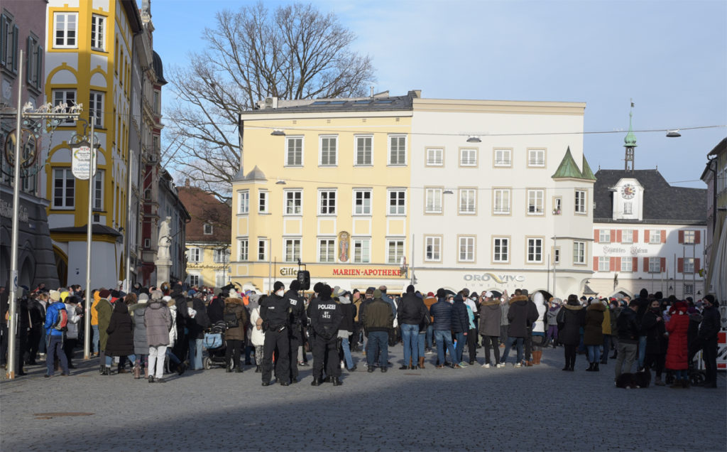 Anti-Corona-Demonstration in Rosenheim